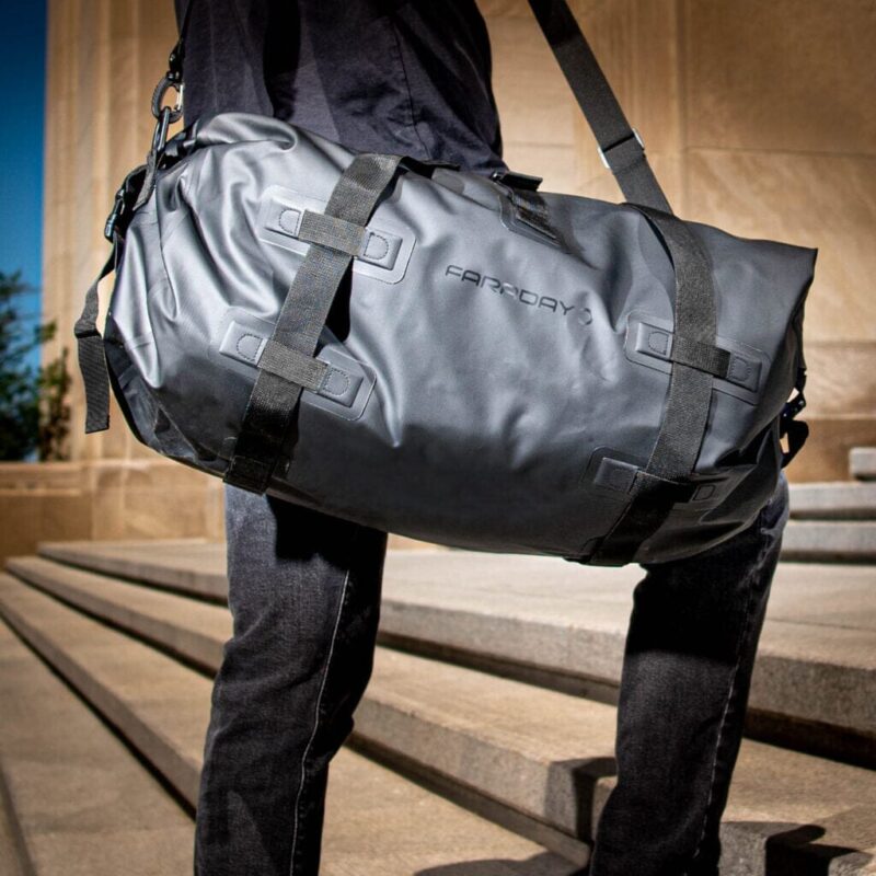 Faraday Dry Duffel Bag – Stealth Black 55L - Image 9