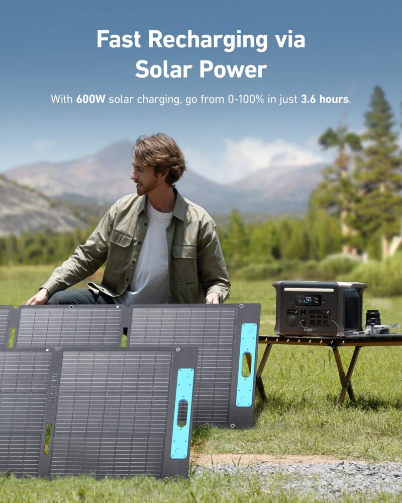 Anker SOLIX F1500 1536Wh / 1800W Portable Power Station + Choose Your Custom Bundle | Complete Solar Kit - Image 7