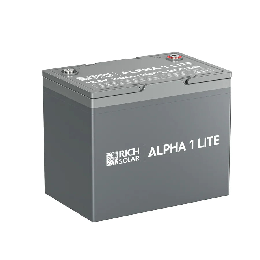 Rich Solar 12V 100Ah LiFePO4 Lithium Iron Phosphate Battery w/ Internal Heating and Bluetooth Function | ALPHA 1 | ALPHA 1 LITE | ALPHA 1 PRO - Image 9