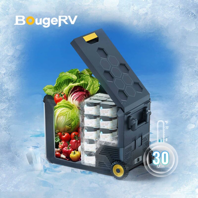 BougeRV ASPEN PRO Dual Zone 12V Portable Refrigerator - Image 9