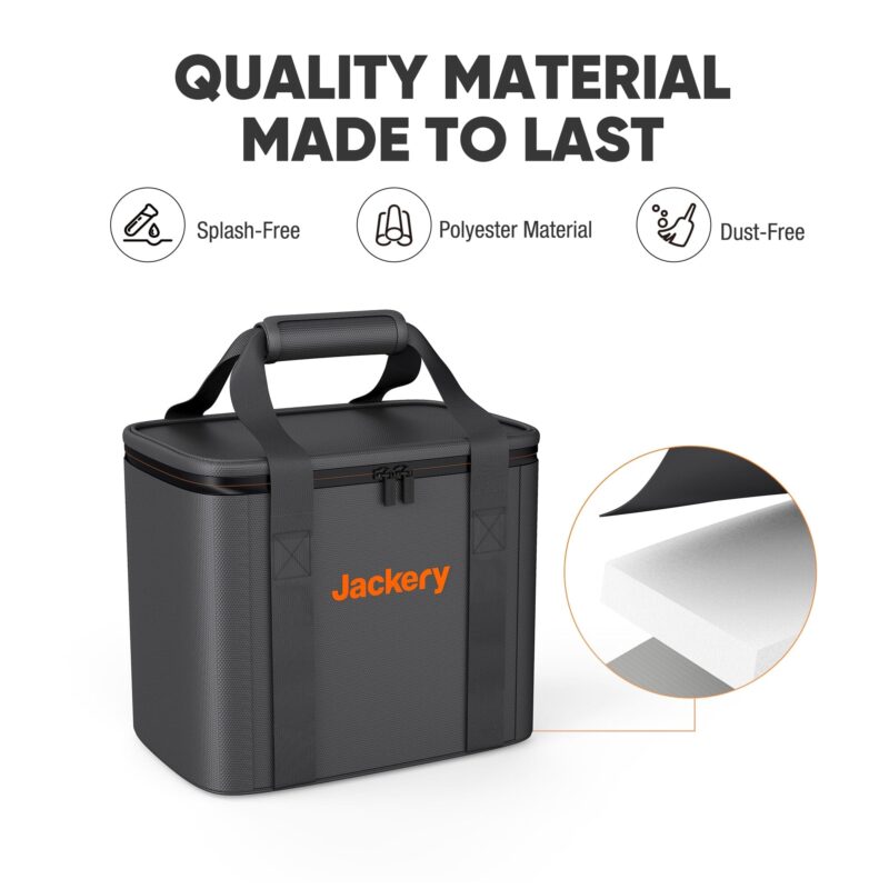 Jackery Carrying Case Bag (L Size) for Explorer 1500/2000 Pro in Black (Power Station Not Included) - Image 4