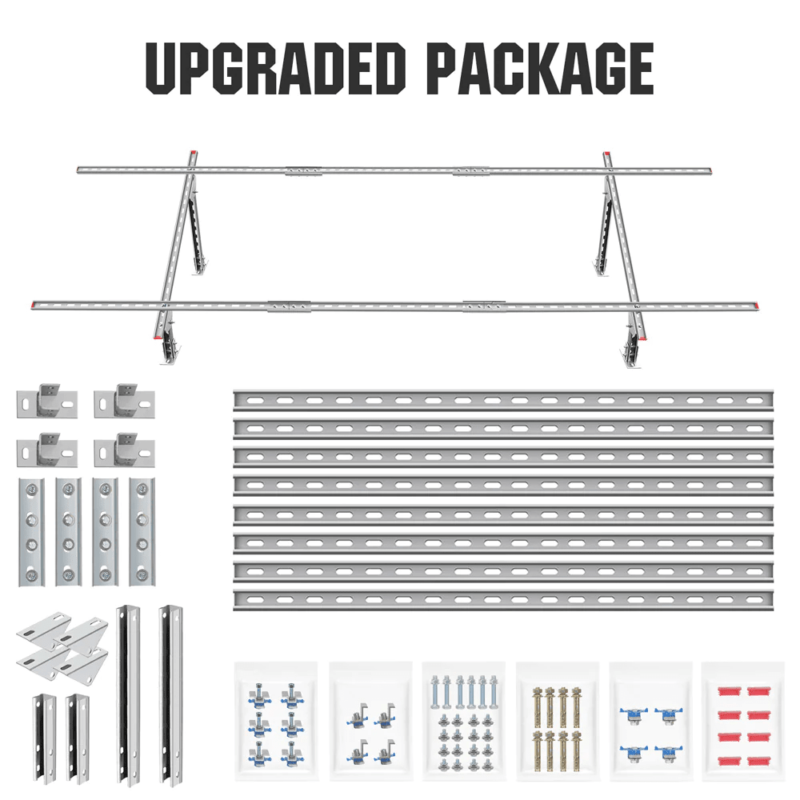 Adjustable Multi-Piece Solar Panel Mounting Brackets | 1-4 Pieces of Solar Panels - Image 5